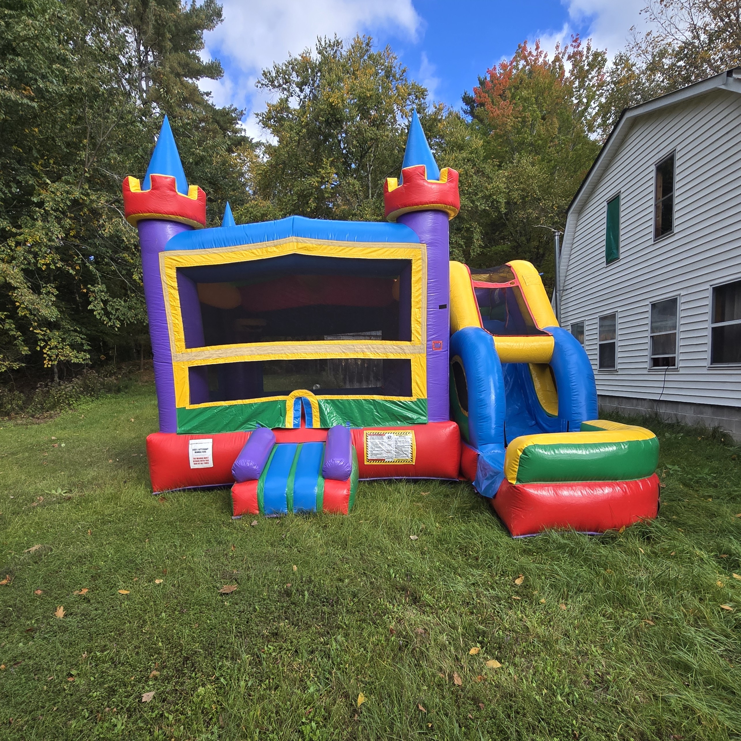 Inflatable rental at an event